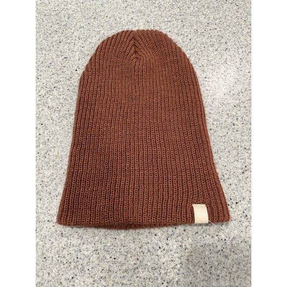 Vuori One Size Brown Alpine Waffle Beanie Winter Hat - Picture 4 of 4